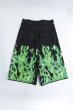 画像2: 【2月28日まで期間限定50%OFF】boys in the band別注　TENDER PERSON FLAME PATTERN  SHORTS　BLACK (2)