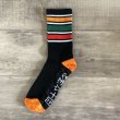 画像1: 国士文通省 × GanaG Socks コンビニラインソックス　7 (1)