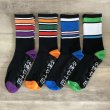 画像3: 国士文通省 × GanaG Socks コンビニラインソックス　◯K (3)