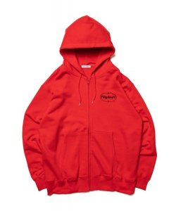 画像1: F-LAGSTUF-F  ICE LOGO ZIP HOODIE RED