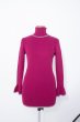 画像1:  rurumu: mix rib turtleneck knit magenta (1)