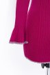 画像3:  rurumu: mix rib turtleneck knit magenta (3)