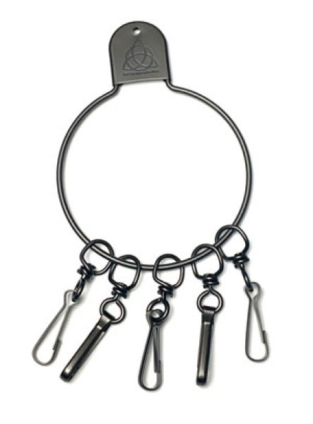 画像1: 【2月28日まで期間限定20%OFF】GARA　LOOP KEY　BLACK (1)