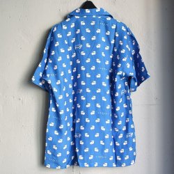 画像2: LABRAT×不純喫茶DOPE Hawaiian Shirt BLUE