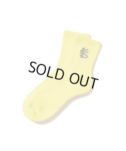 画像1: SHORT FS LOGO SOX (EMBROIDERY) (YELLOW)