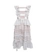 画像1: rurumu: frill check apron beige (1)