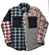 画像1: 【2月28日まで期間限定50%OFF】TENDER PERSON　QUILTING SHIRT JACKET 1.MIX-A(GREEN TONE) (1)