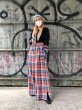 画像6: el conductorH COTTON CHECK FLANNEL WIDE TROUSERS BLU/RED boys EXCLUSIYE (6)