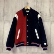 画像2: 【2月28日まで期間限定40%OFF】el conductorH　MELTON PEAL PIPING VARSITY JKT　MULTI (2)