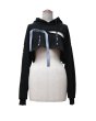 画像4: rurumu: bind rune layered hoodie black (4)