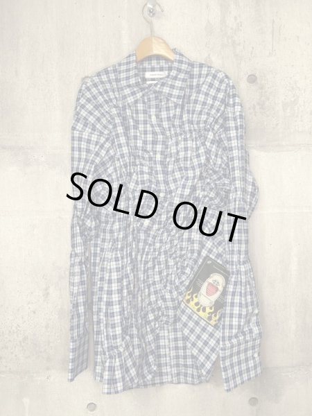 画像1: 【2月28日まで期間限定50%OFF】TENDER PERSON GATHER SHIRT BLUE (1)