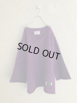 画像1: JUVENILE HALL ROLLCALL 1956 KID MOHAIR LEO PULLOVER／PURPLE