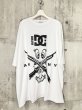 画像2: 【2月28日まで期間限定40%OFF】KIDILL　KL762 SHORT SI FEVE WIDE TEE COLLAB WITH DC SHOES ANARCHY／WHITE (2)