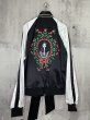 画像3: 【2月28日まで期間限定40%OFF】KIDILL KL737 BOWTIE SOUVENIR JACKET ROSE & GIRL EMBROIDERY BLACK (3)