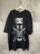 画像2: 【2月28日まで期間限定40%OFF】KIDILL  KL762 SHORT SI FEVE WIDE TEE COLLAB WITH DC SHOES ANARCHY／BLACK (2)