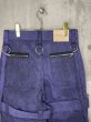 画像5: 【2月28日まで期間限定40%OFF】KIDILL KL772 ZIP DENIM PANTS CHEMICAL WASH PURPLE CHEMICAL (5)