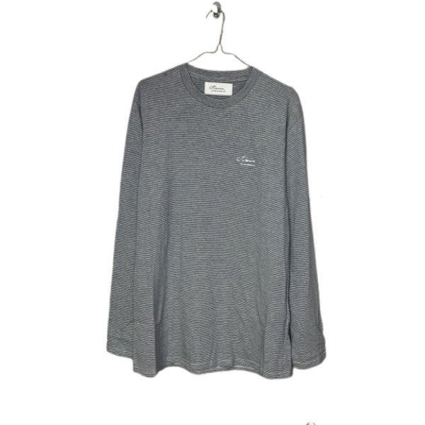 画像1: 【2月28日まで期間限定40%OFF】Azuma KURT’S BORDER L/S T-SHIRT BLUE (1)