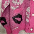 画像5: 【2月28日まで期間限定40%OFF】el conductorH　MOHAIR KNIT CREWNECK CARDIGAN 'LIPS 　PINK (5)