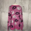 画像3: 【2月28日まで期間限定40%OFF】el conductorH　MOHAIR KNIT CREWNECK CARDIGAN 'LIPS 　PINK (3)