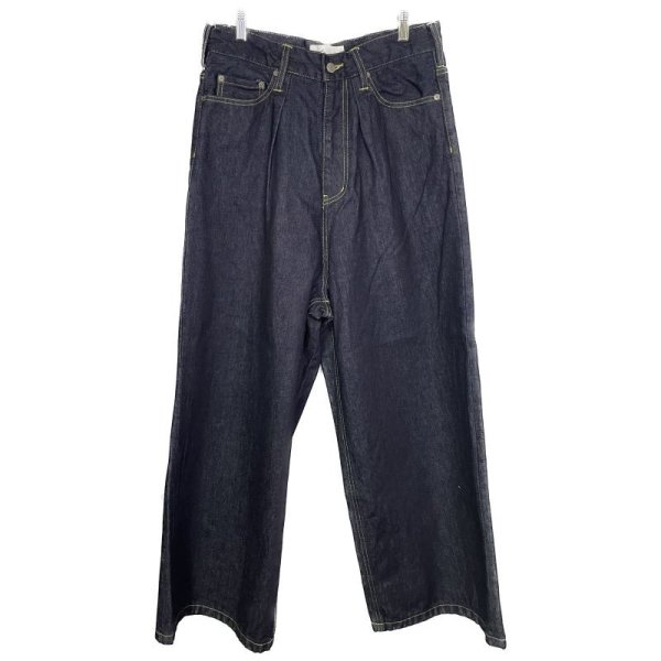 画像1: 【2月28日まで期間限定40%OFF】Azuma KURT'S WIDE JEANS (ONE WASH) INDIGO (1)