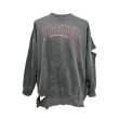 画像1: 【2月28日まで期間限定40%OFF】KIDILL 24SS　KL821 DESTROY PULLOVER SWEAT　BLACK OVERDYE (1)