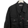 画像3: 【2月28日まで期間限定30%OFF】beauty:beast　90'S RE-ISSUE BIG BUTTON TRUKER JACKET　BLACK (3)