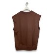 画像2: 【2月28日まで期間限定40%OFF】TENDER PERSON　 AIRBRUSHED CUTSLEEVE VEST　BROWN (2)