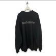 画像2: 【2月28日まで期間限定30%OFF】beauty:beast　DARK KNIGHT CREWNECK SWEAT SHIRT　BLACK (2)