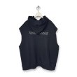 画像6: beauty:beast　DARK KNIGHT SLEEVE-LESS HOODED　BLACK (6)