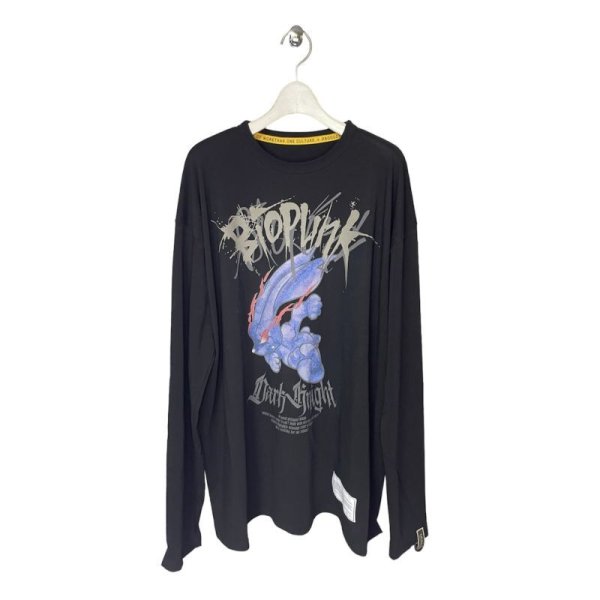 画像1: 【2月28日まで期間限定30%OFF】beauty:beast　DARK KNIGHT L/S TEE　BLACK (1)