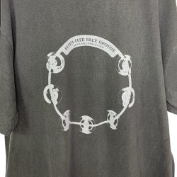 画像2: Azuma.　24AH-CS-06 TAMBOURINE T-SHIRT　CHARCOAL BLACK