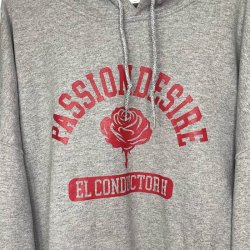 画像2: el conductorH　PD24MC02 SOURVENIR HOODIE 'ROSE　GRAY