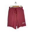 画像1: 【2月28日まで期間限定30%OFF】el conductorH　COTTON DESTROYED SHORTS　MAROON (1)