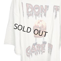 画像2: TENDER PERSON　REBIRTH TEE "I don't care"　OFF WHITE