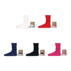 画像1: decka　Cased Heavyweight Plain Socks -2nd Collection-