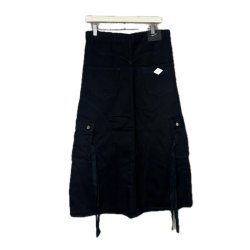 画像2: el conductorH　PD24AP02 SWITCHING DENIM CARGO SKIRT BK