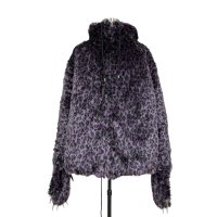 KIDILL 25AW　KL862 FAUX-FUR DEVIL JACKET　PURPLE LEOPARD