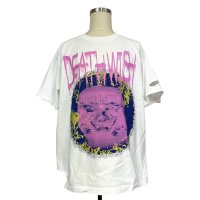 KIDILL 25AW　KL887 DEATHWISH DESTROY T-SHIRT BIO WASHING　WASHED WHITE