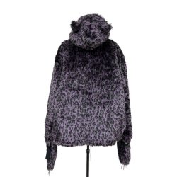 画像2: KIDILL 25AW　KL862 FAUX-FUR DEVIL JACKET　PURPLE LEOPARD