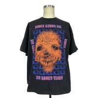 KIDILL 25AW　KL886 KIDILL GONNA DIE DESTROY T-SHIRT BIO WASHING　WASHED BLACK