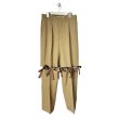 画像1: 【2月28日まで期間限定30%OFF】BASEMARK　WOOL RIBBON PANTS　BEIGE (1)