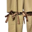 画像2: 【2月28日まで期間限定30%OFF】BASEMARK　WOOL RIBBON PANTS　BEIGE (2)