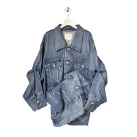 BASEMARK　23BF04 Denim Jacket　BLUE