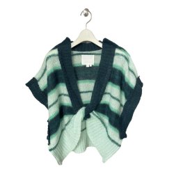 画像1: BASEMARK　24BF09 MOHAIR VEST　GREEN