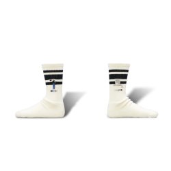 画像1: decka　80's Skater Socks | Embroidery｜Silicon Valley