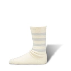 画像2: decka　Organic Striped Pile Socks