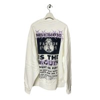 el conductorH　PD24MC05 ×NISHIMOTO IS THE MOUTH COTTON CLASSIC CREWNECK SWEATER　WHT