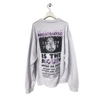 el conductorH　PD24MC05 ×NISHIMOTO IS THE MOUTH COTTON CLASSIC CREWNECK SWEATER　LAVENDER