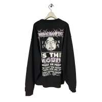 el conductorH　PD24MC05 ×NISHIMOTO IS THE MOUTH COTTON CLASSIC CREWNECK SWEATER　BK