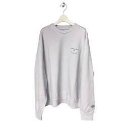 画像2: el conductorH　PD24MC05 ×NISHIMOTO IS THE MOUTH COTTON CLASSIC CREWNECK SWEATER　LAVENDER